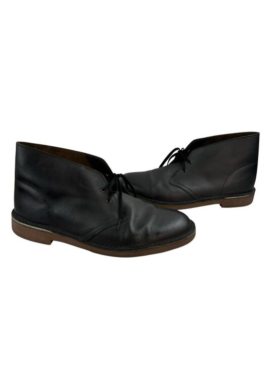 Clark\'s Bushacre 2 Deseret Chukka Boots Mens 11 Black Leather Comfort Casual main image 6